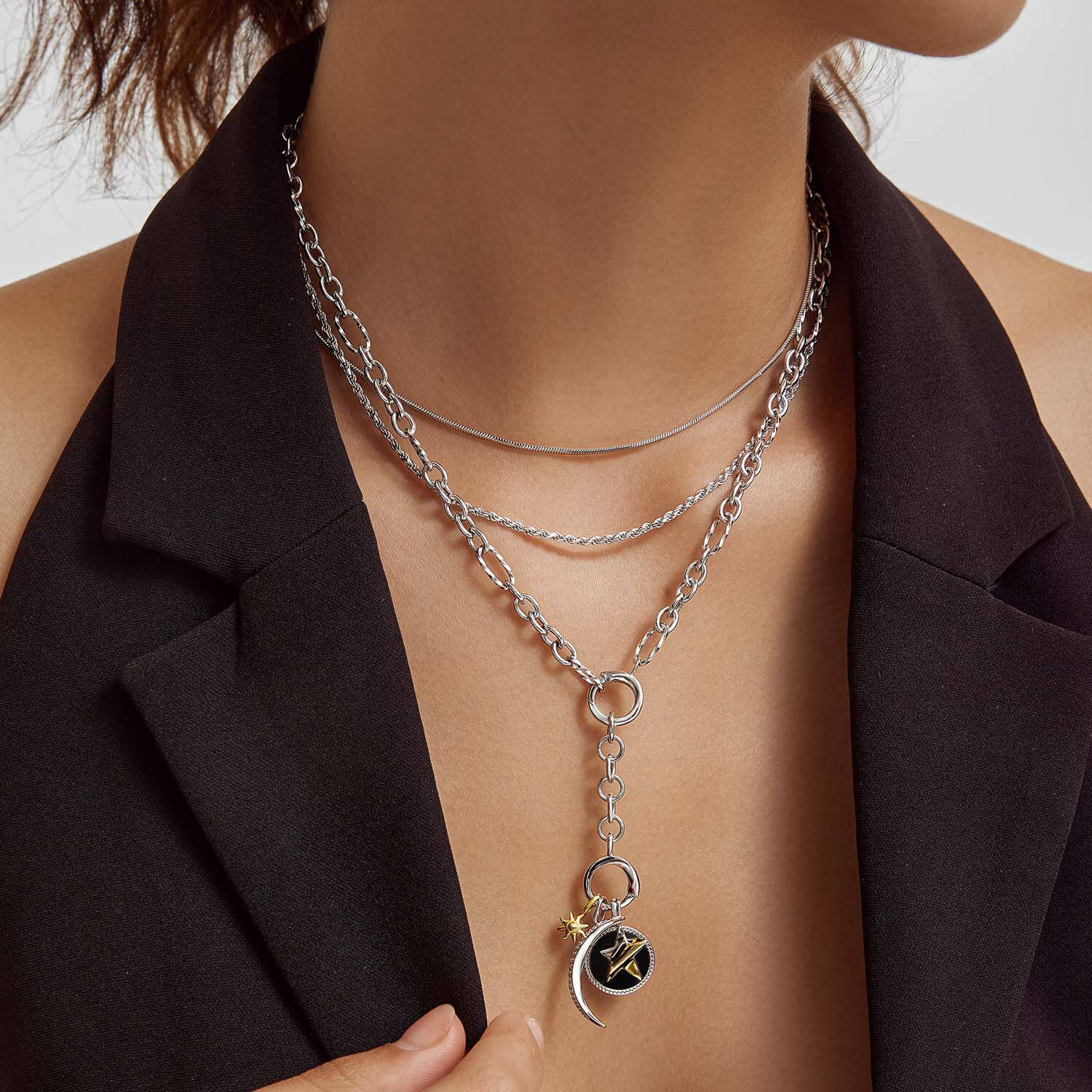  Pop Charms - Silber / Rhodiniert - Zirkonia